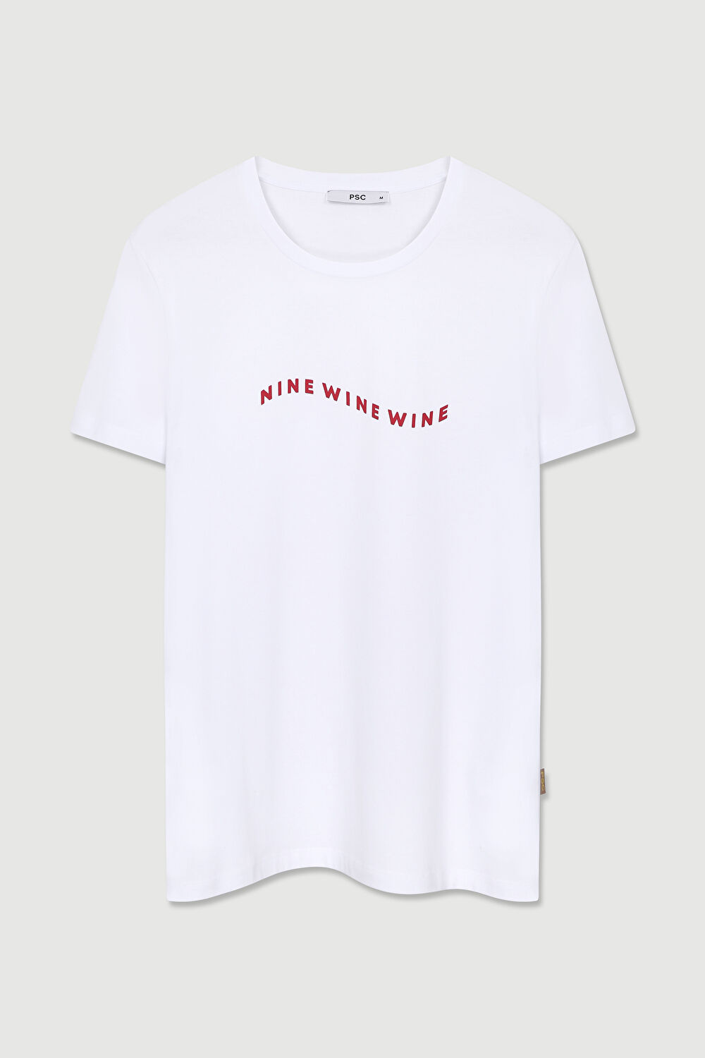 Nine Wine Wine Baskılı T-Shirt_0