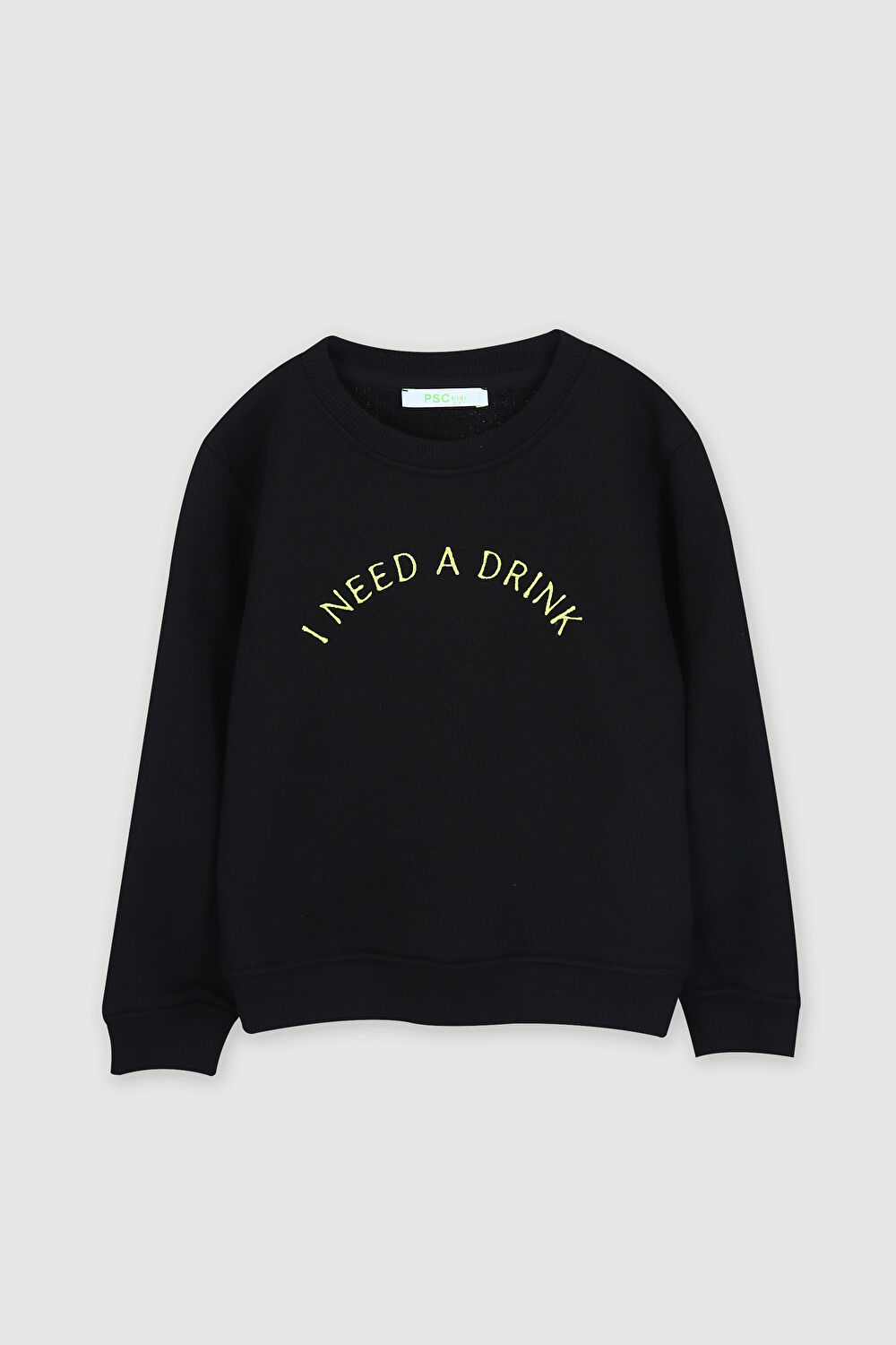 Drink Çocuk Sweatshirt Siyah_0