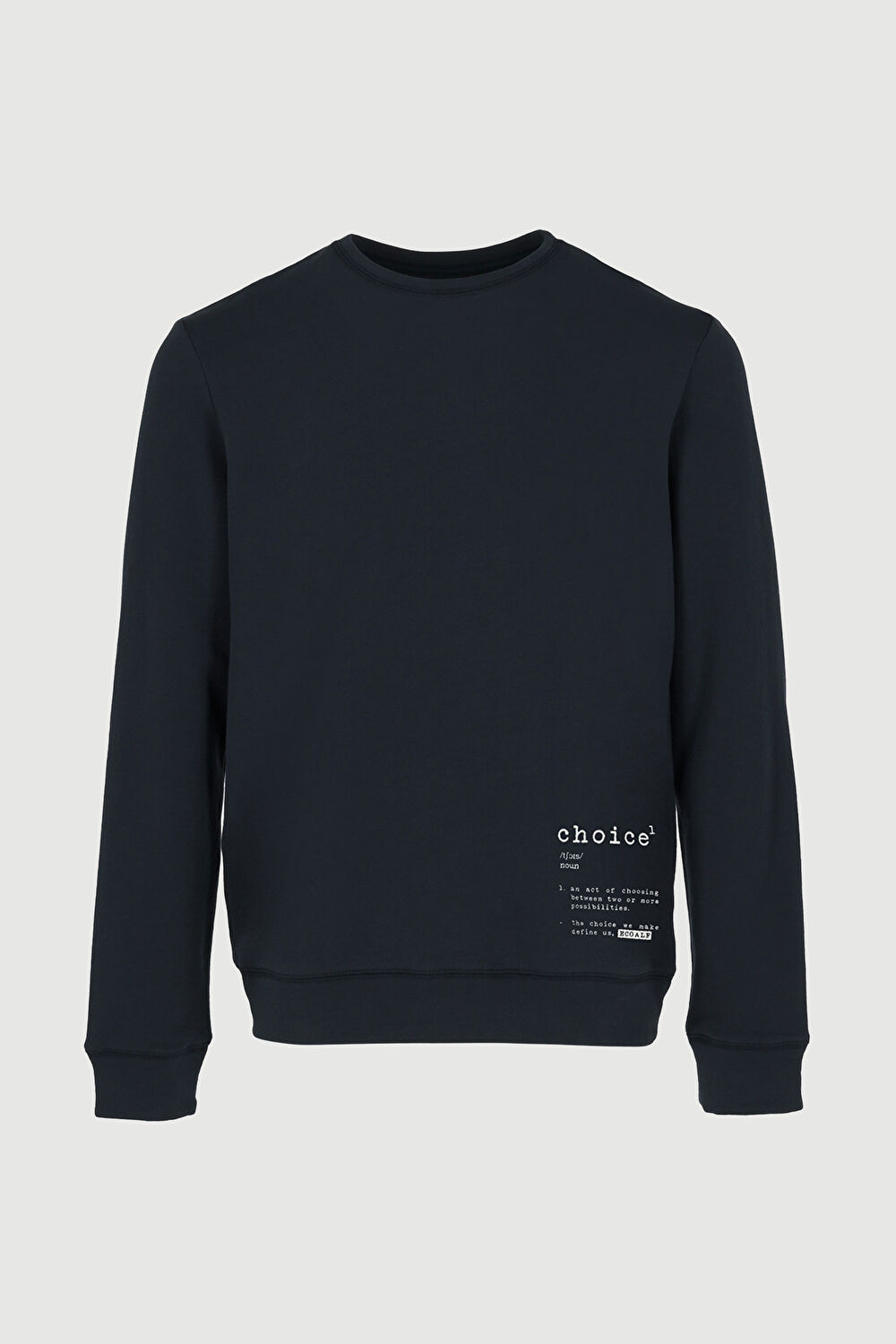 Lacivert Bisiklet Yaka Sweatshirt_4