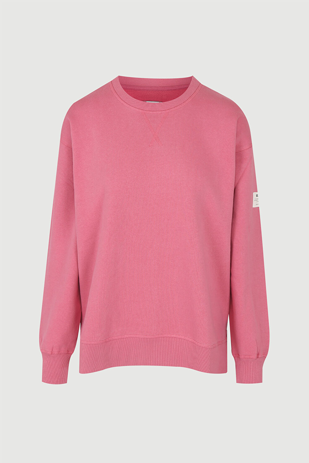 Pembe Bisiklet Yaka Sweatshirt_0