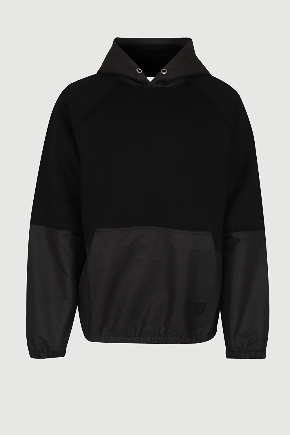 Siyah Kapuşonlu Sweatshirt_0