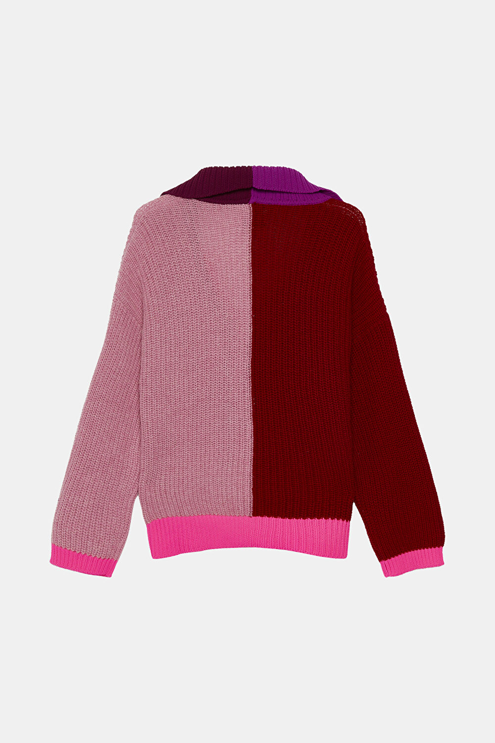 Pembe Polo Yaka Kazak_2
