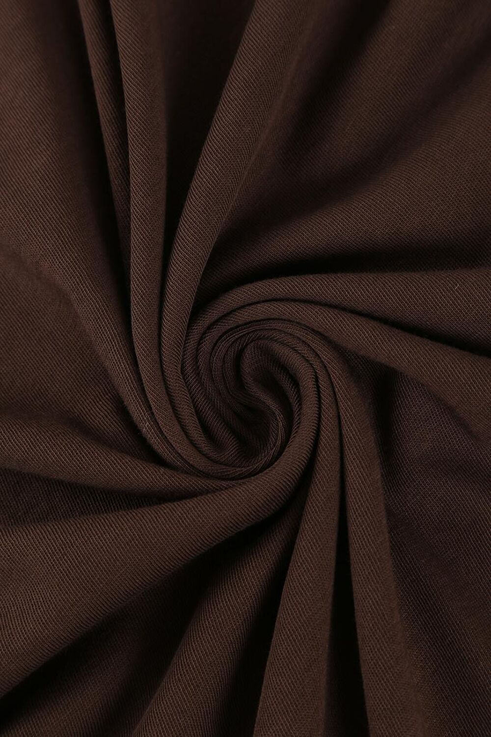 Kahve Bisiklet Yaka T-Shirt_6