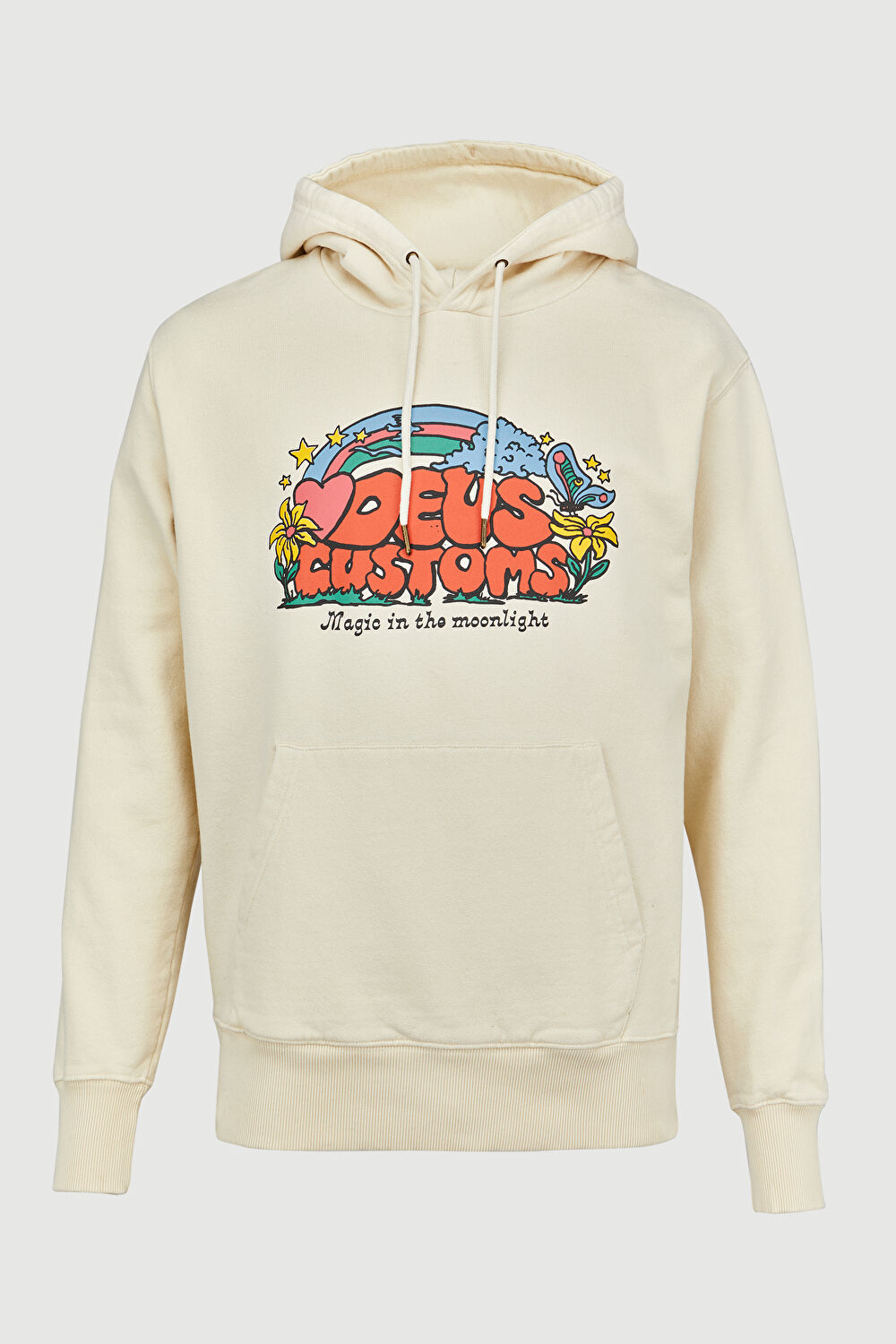 Ekru Kapuşonlu Sweatshirt_0