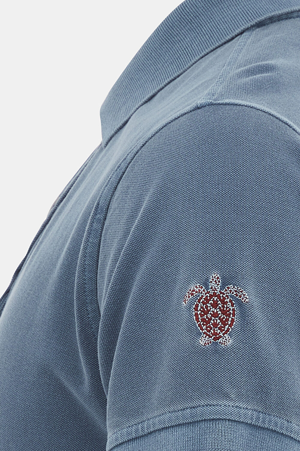 İndigo Polo Yaka T-Shirt_3