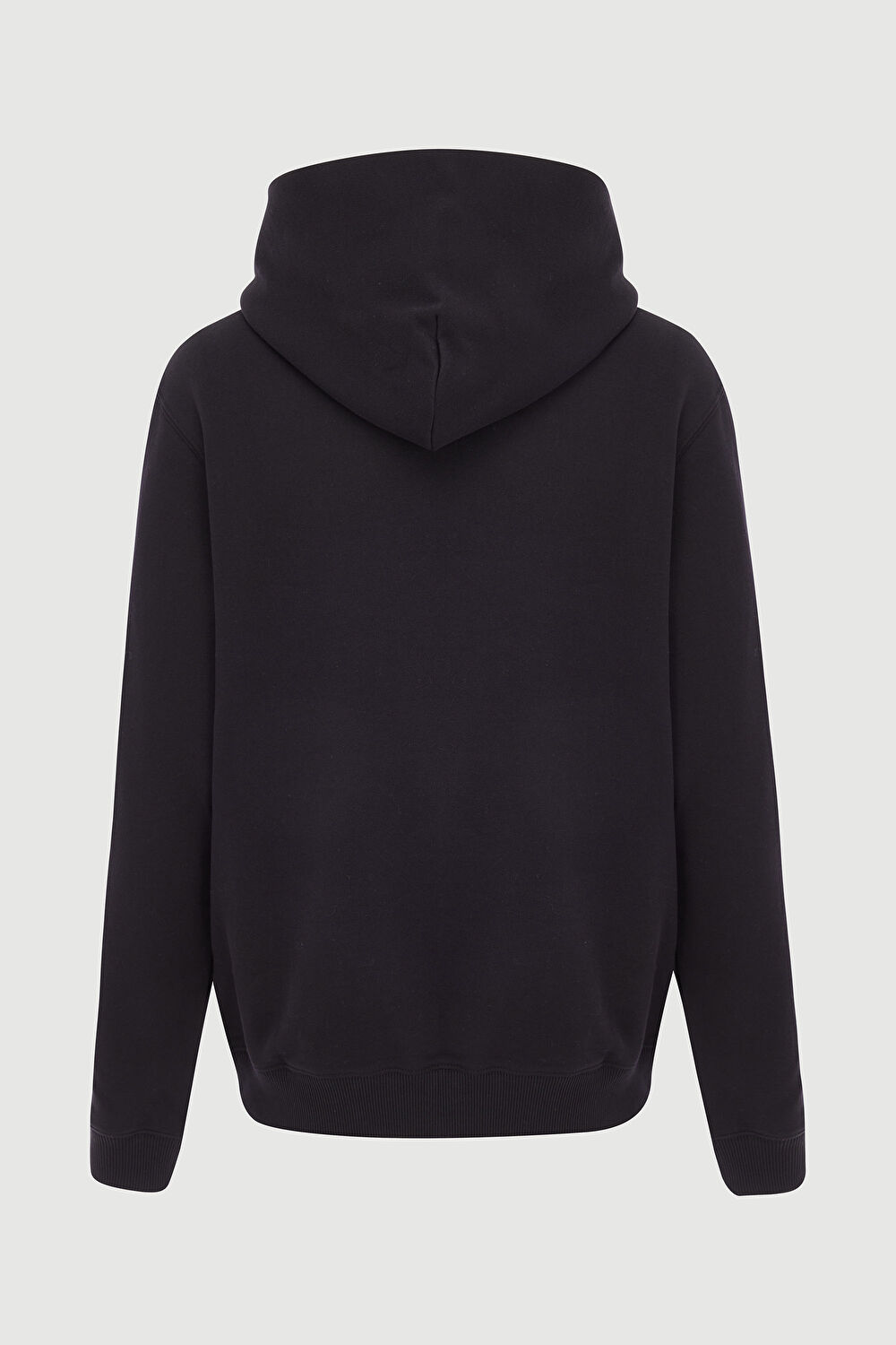 Siyah Oversize Kapuşonlu Sweatshirt_5