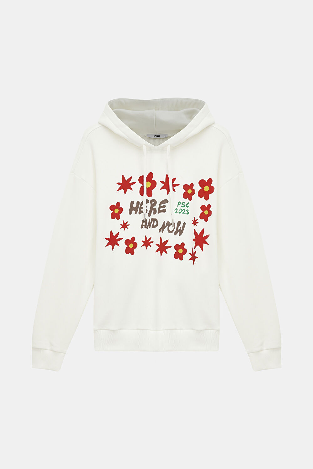 Beyaz Kapuşonlu Sweatshirt_4