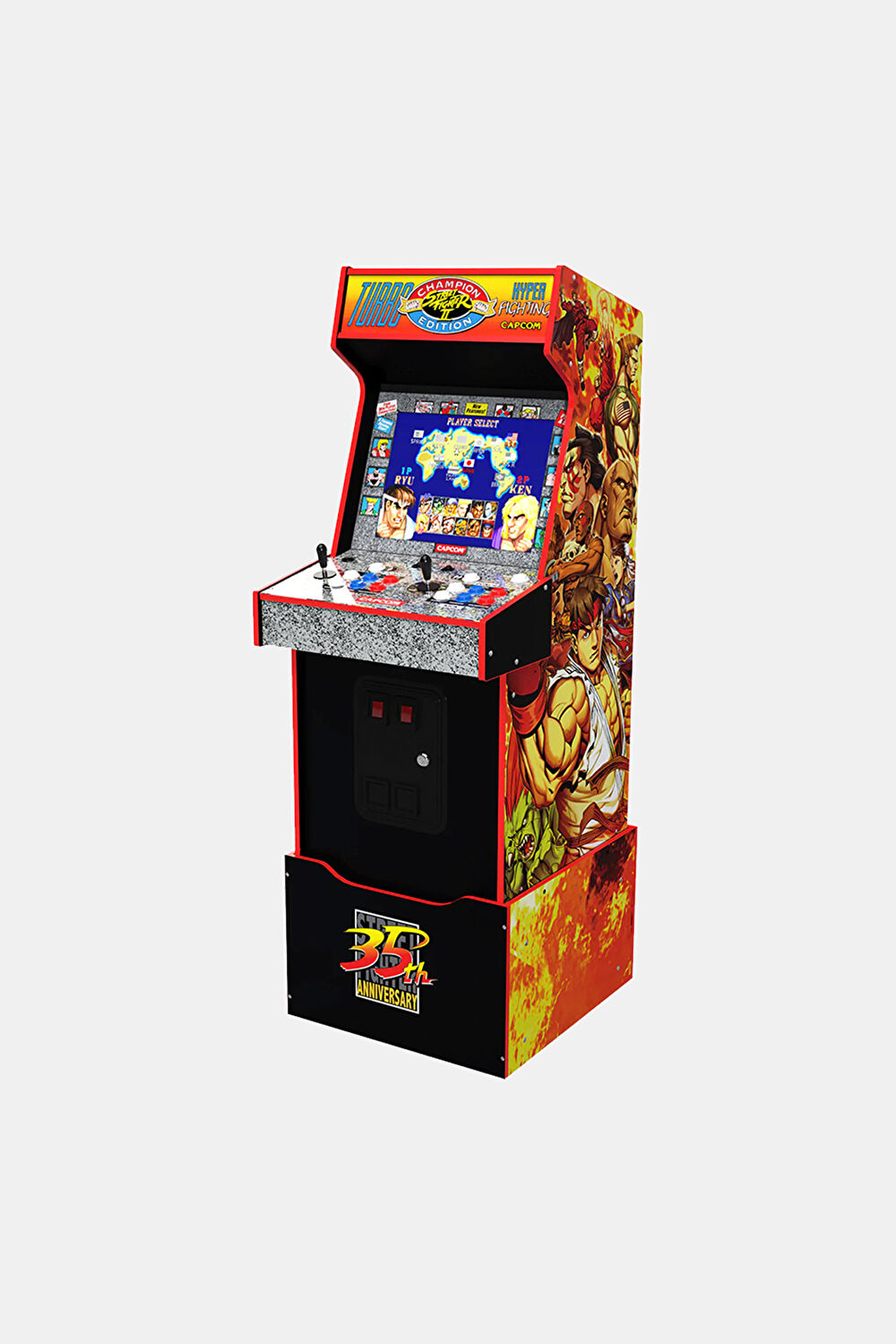 Arcade1Up (WiFi) Capcom Legacy Street Fighter Lisanslı Oyun Konsolu_0