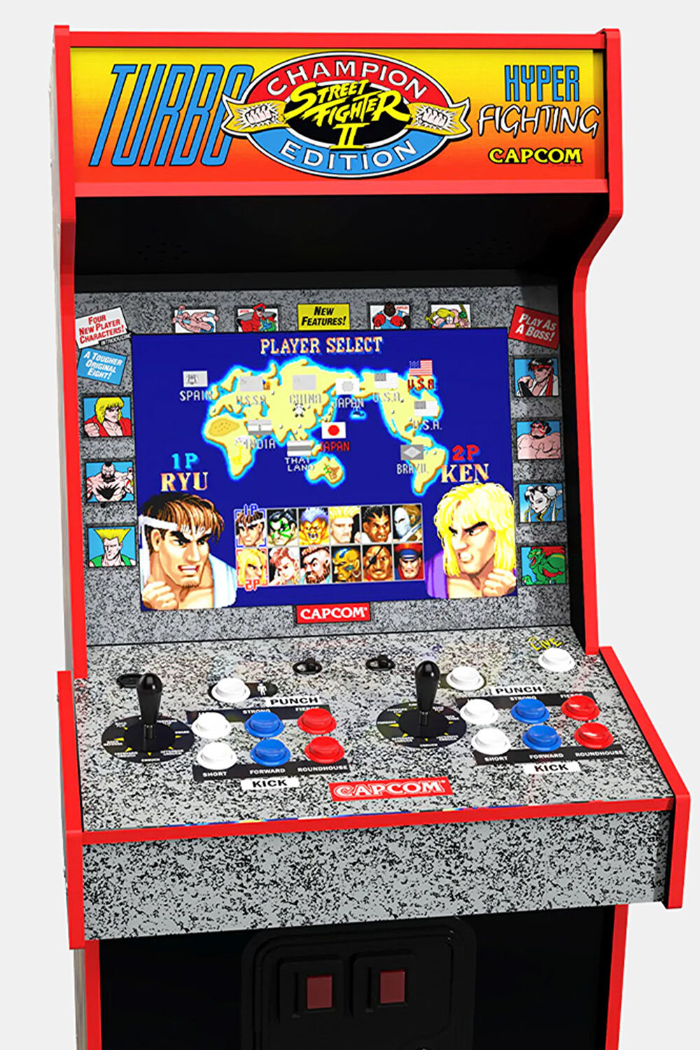 Arcade1Up (WiFi) Capcom Legacy Street Fighter Lisanslı Oyun Konsolu_2