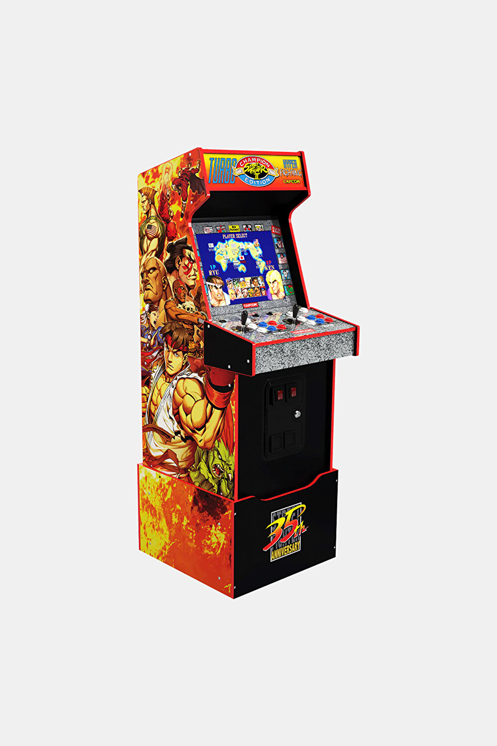 Arcade1Up (WiFi) Capcom Legacy Street Fighter Lisanslı Oyun Konsolu_3