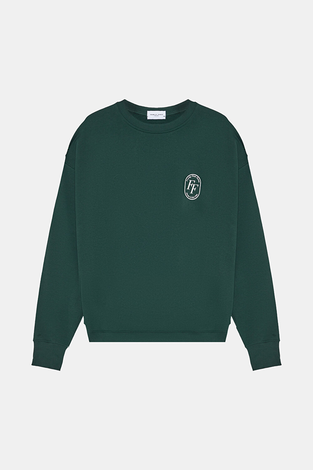 Yeşil Bisiklet Yaka Sweatshirt_4