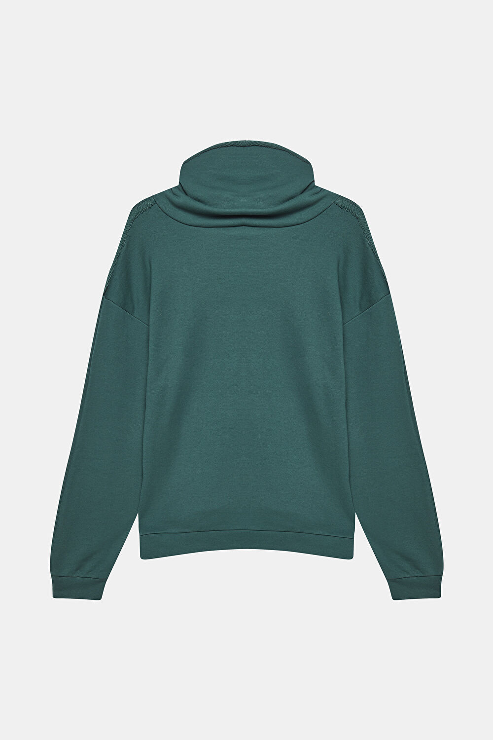 Koyu Yeşil Dik Yaka Sweatshirt_5