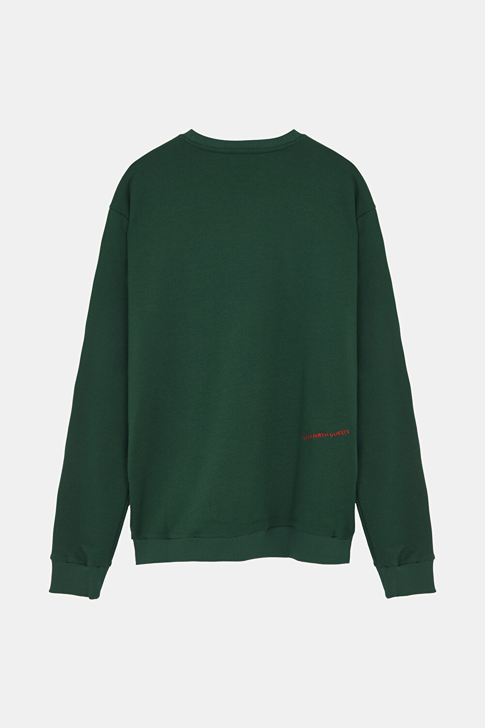 Yeşil Bisiklet Yaka Sweatshirt_2