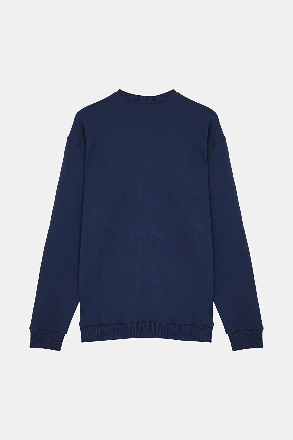 Lacivert Bisiklet Yaka Sweatshirt_2