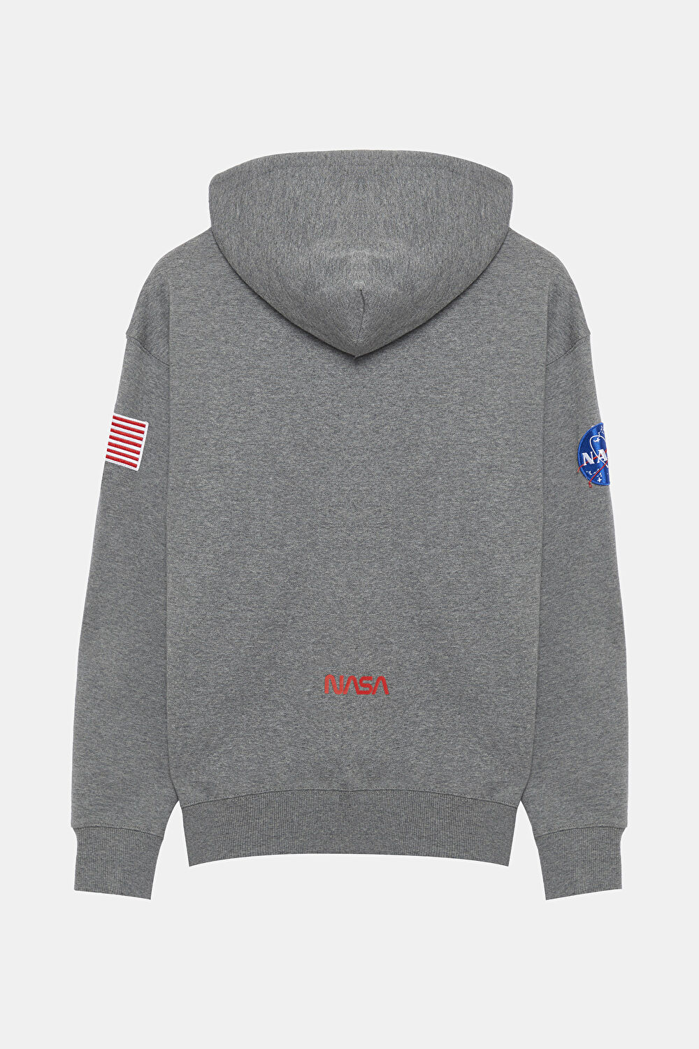 Gri Kapüşonlu Sweatshirt_2