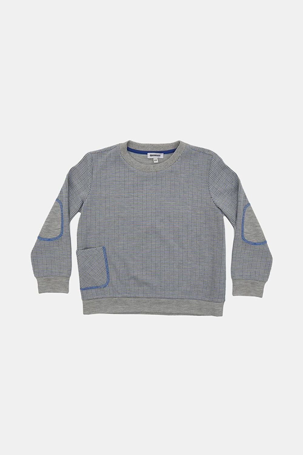 Erkek Çocuk Çok Renkli Bisiklet Yaka Sweatshirt_2