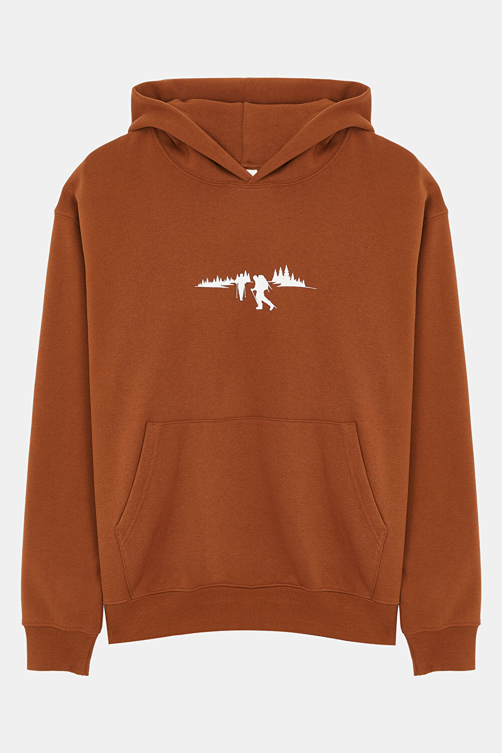 Kiremit Kapuşonlu Sweatshirt_0