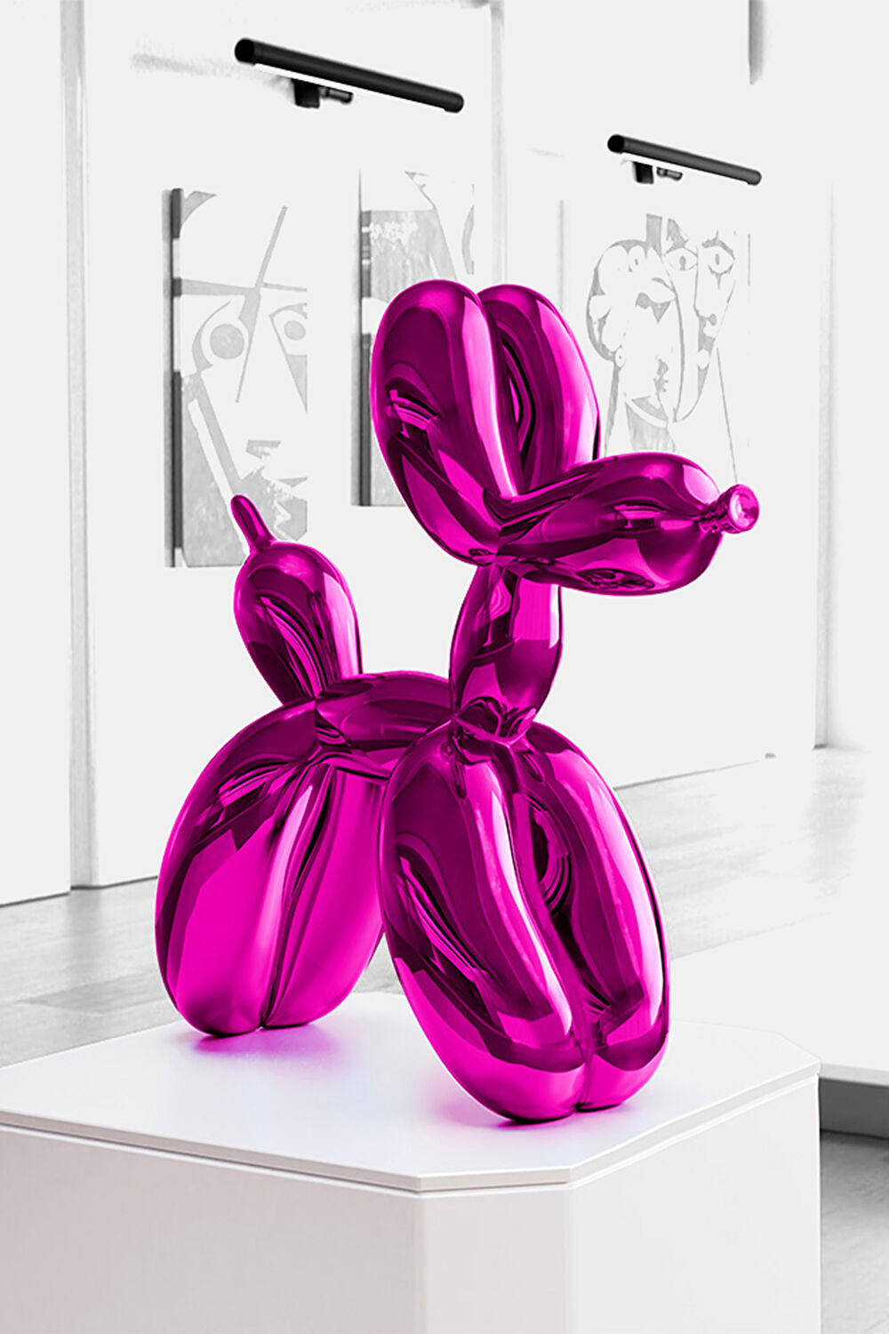 Jeff Koons Balloon Dog Large Figür_5