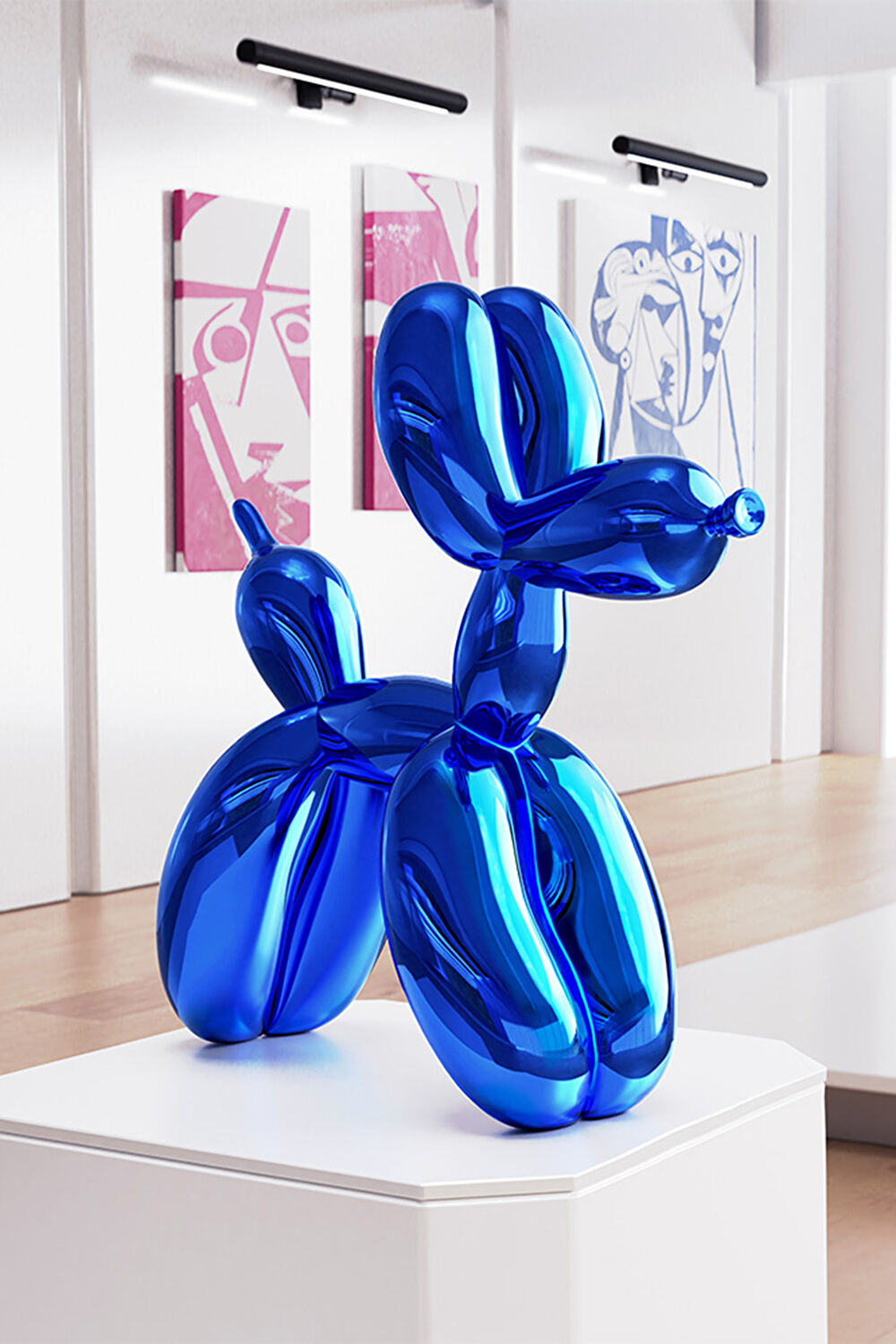 Jeff Koons Balloon Dog Large Figür_7