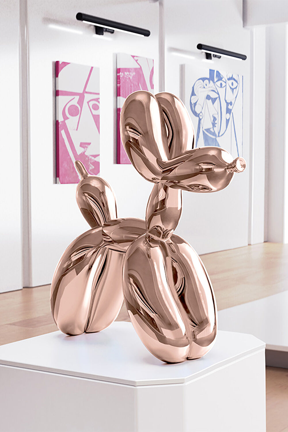 Jeff Koons Balloon Dog Large Figür_7