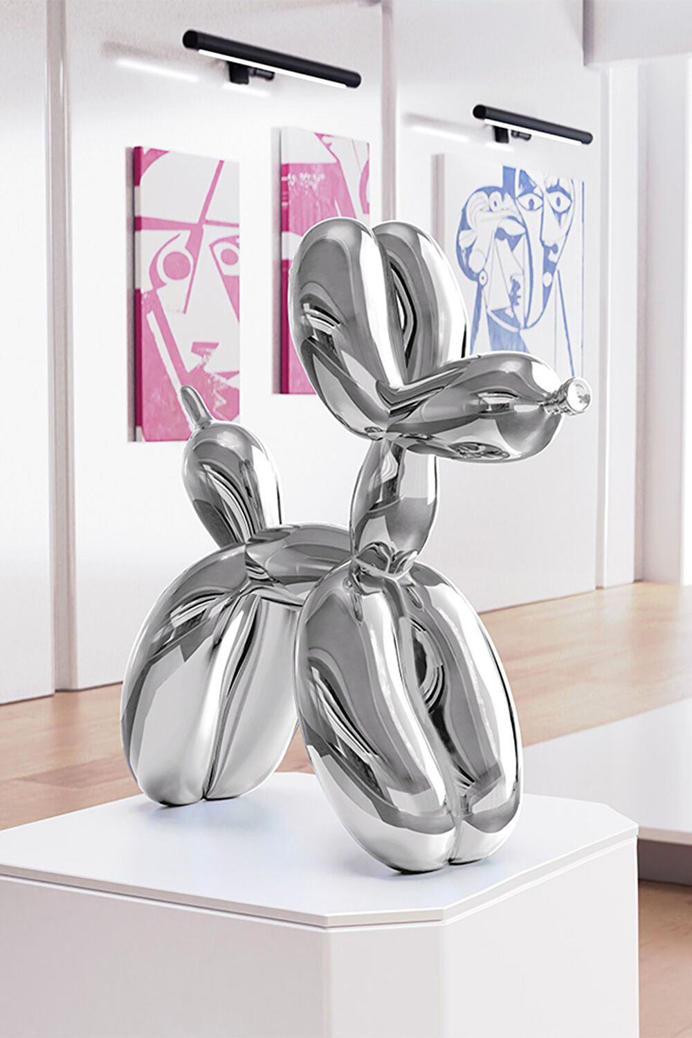 Jeff Koons Balloon Dog Large Figür_3