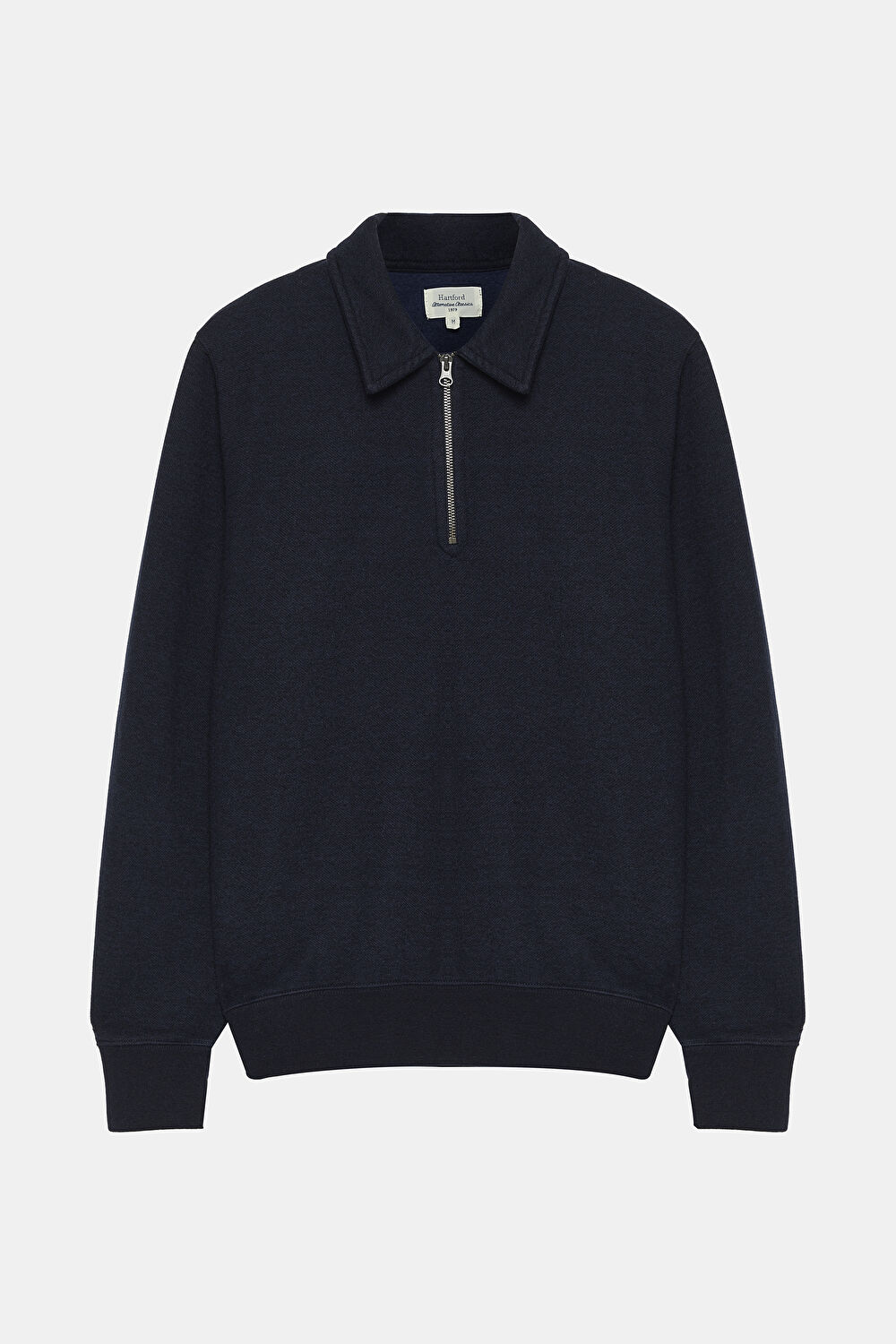 Lacivert Kırlangıç Yaka Sweatshirt_0