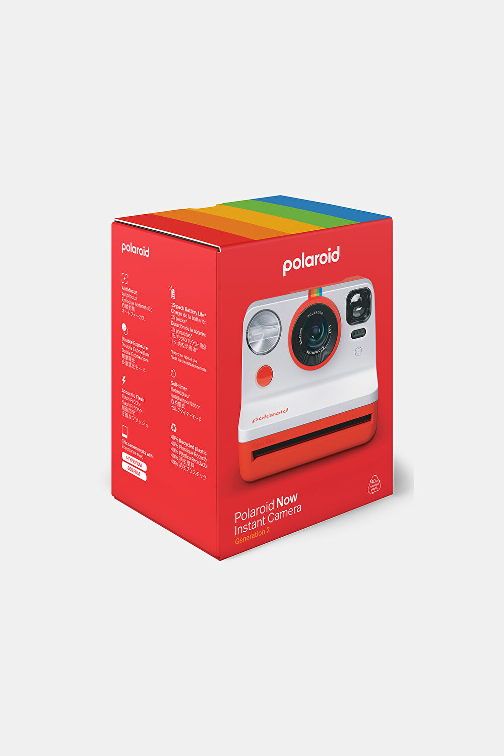 Polaroid Now Gen 2 Kırmızı Fotoğraf Makinesi_4