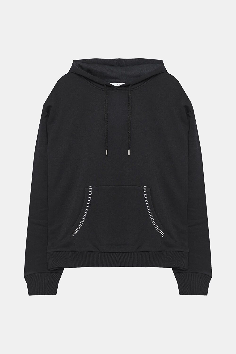 Siyah Kapuşonlu Sweatshirt_0