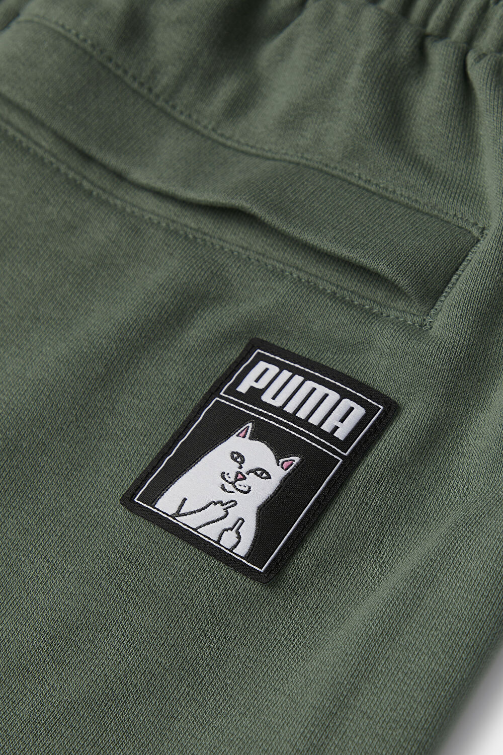 Ripndip Relax Kalıp Yeşil Dar Paça Spor Pantolon_4