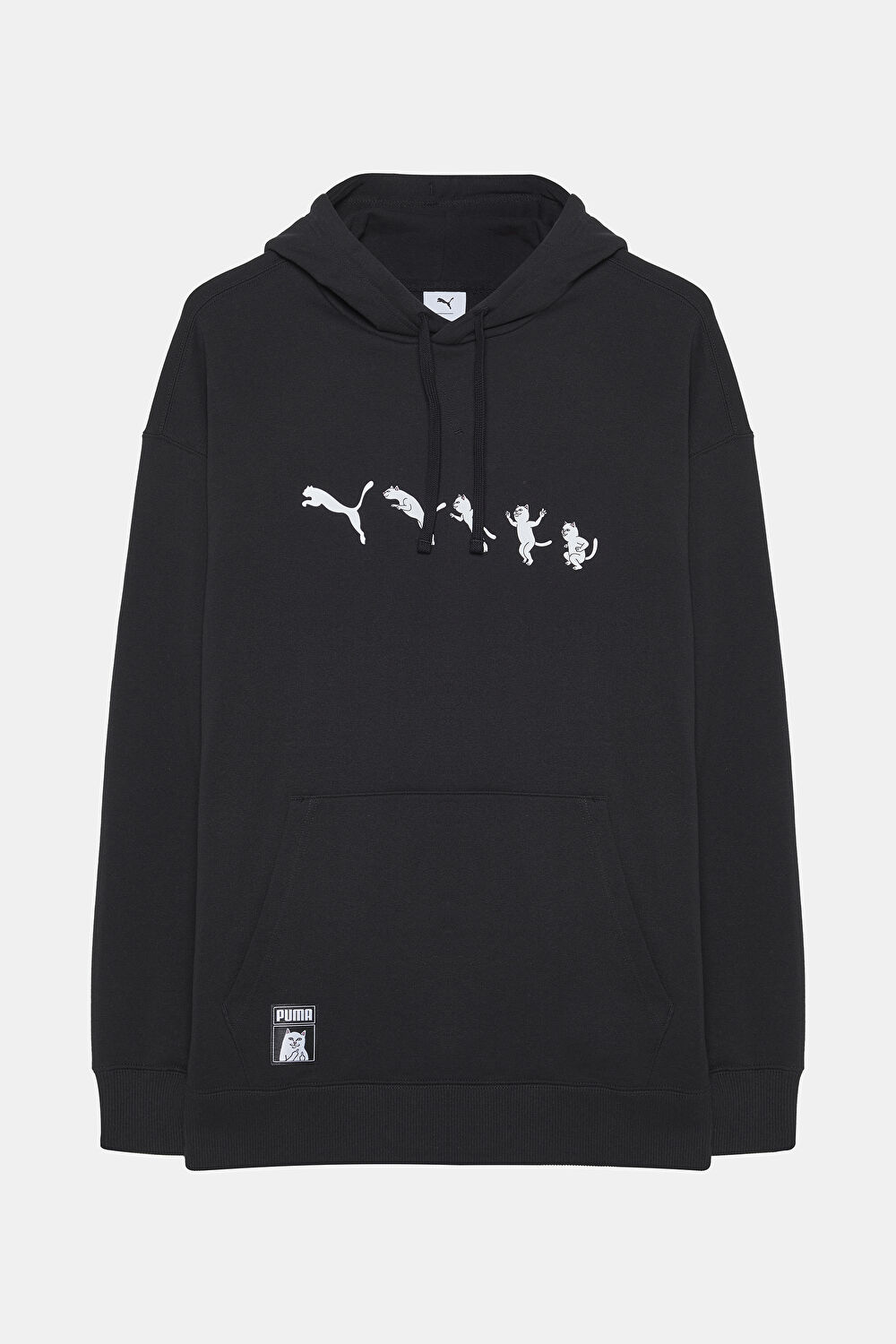 Ripndip Siyah Relax Kalıp Kapuşonlu Sweatshirt_0