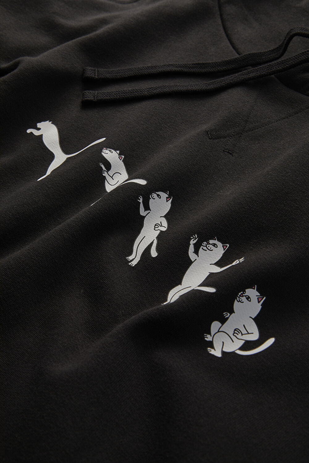 Ripndip Siyah Relax Kalıp Kapuşonlu Sweatshirt_3