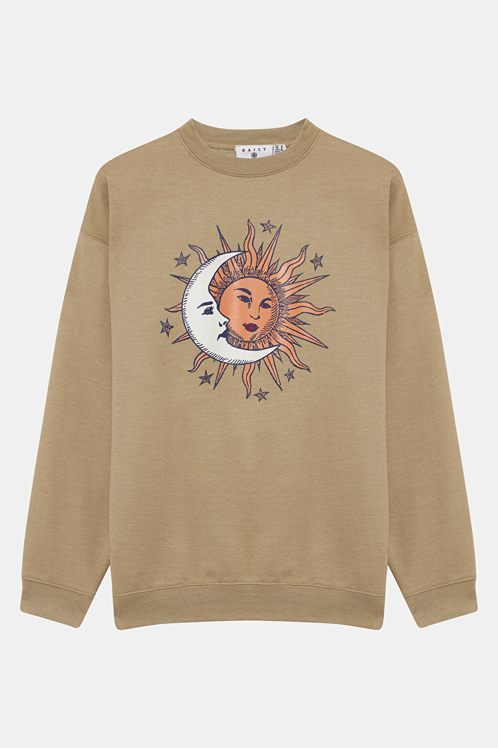 Kum Bisiklet Yaka Sweatshirt_0