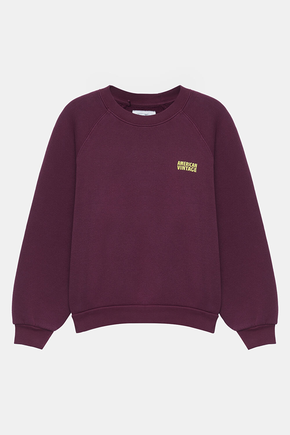 Bordo Bisiklet Yaka Sweatshirt_4