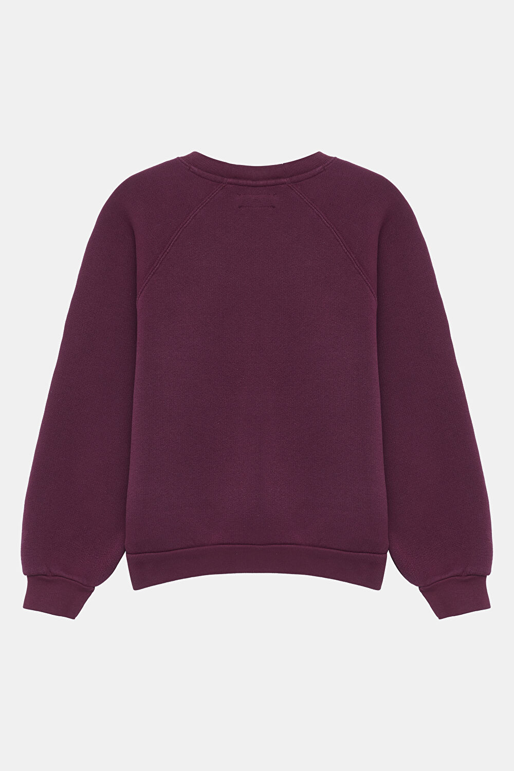 Bordo Bisiklet Yaka Sweatshirt_5