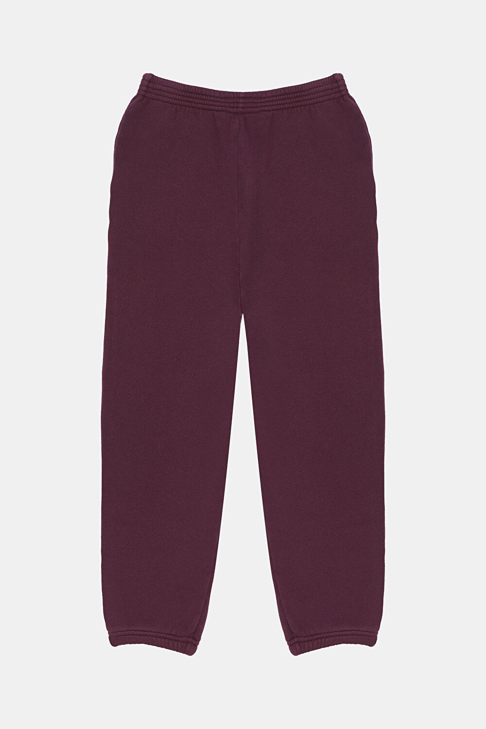 Bordo Boru Paça Spor Pantolon_4