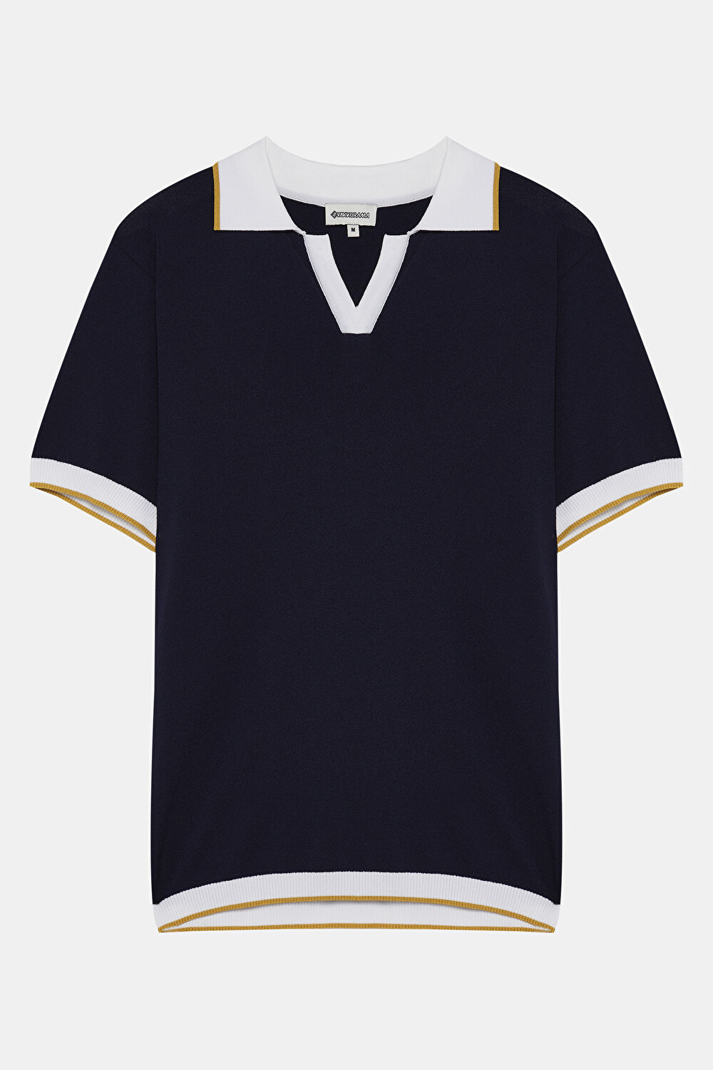 Lacivert Polo Yaka T-Shirt_0