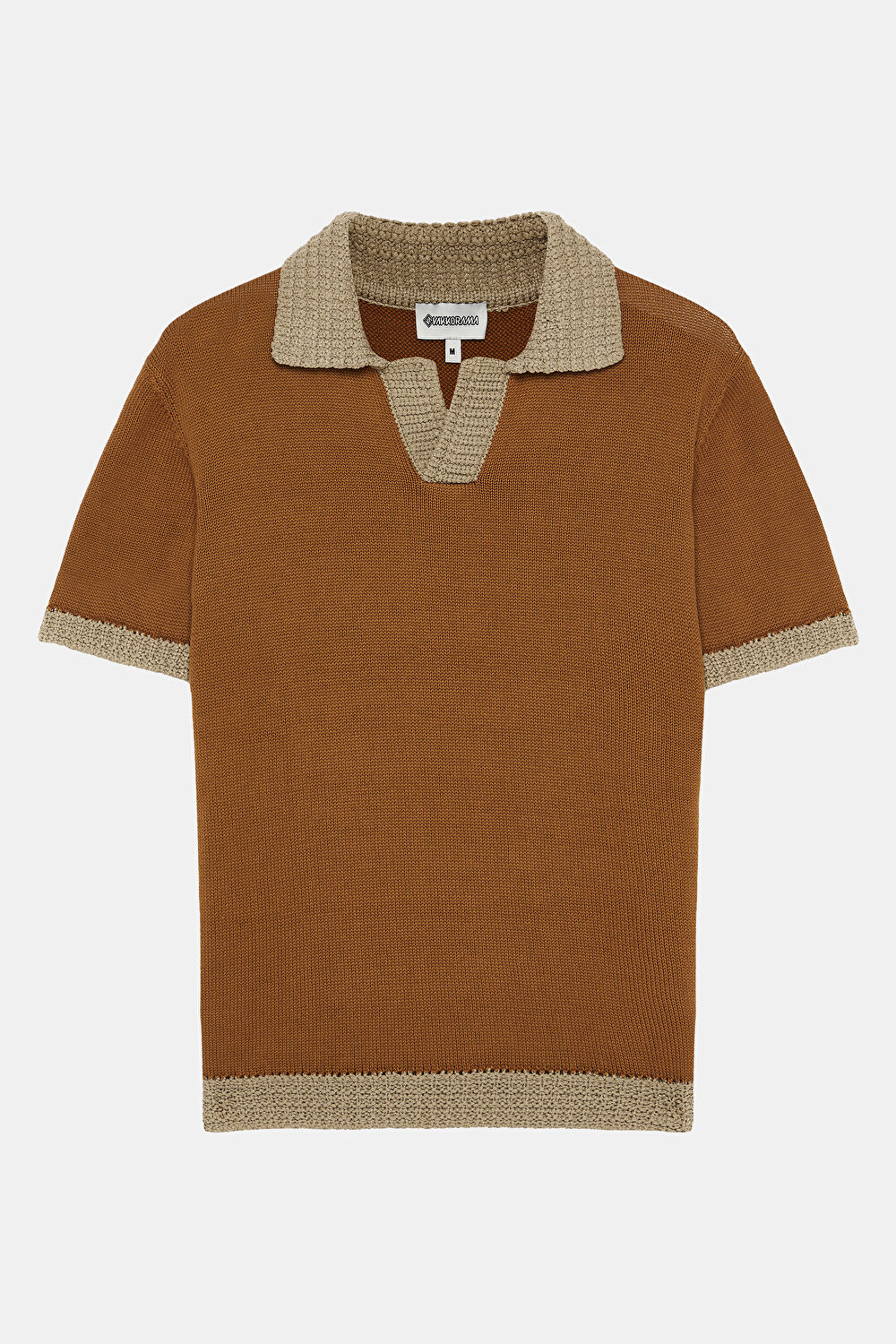 Camel Polo Yaka T-Shirt_3