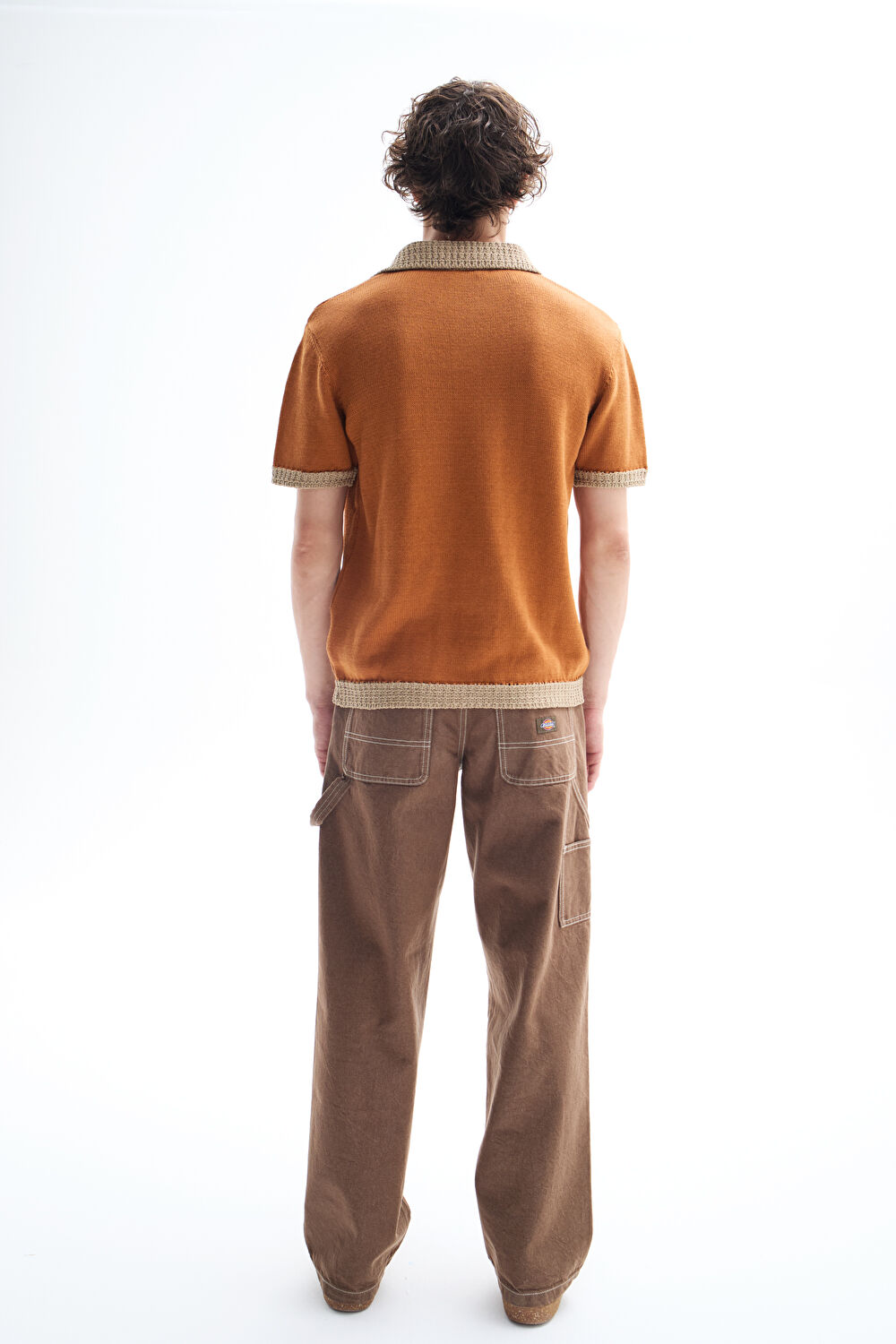 Camel Polo Yaka T-Shirt_2