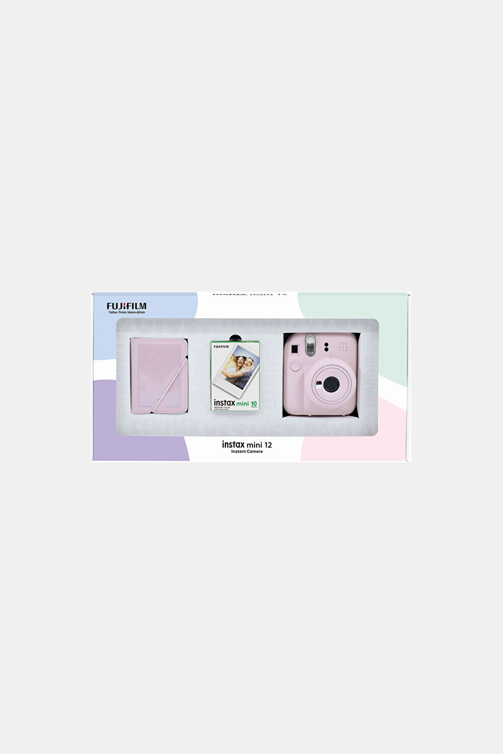 Instax Mini 12 Blossom Pınk Mini Bundle Fotoğraf Makinesi_0