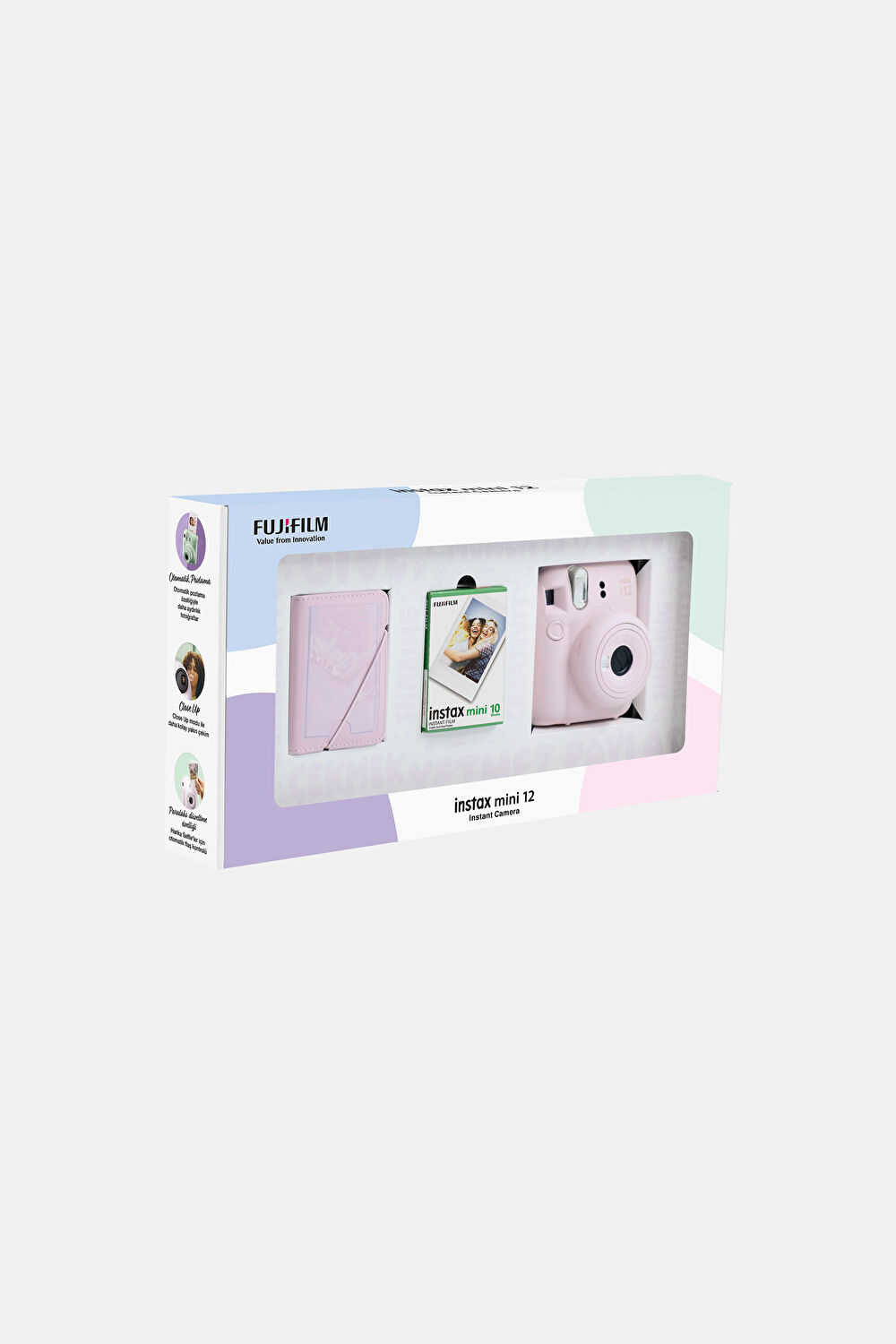 Instax Mini 12 Blossom Pınk Mini Bundle Fotoğraf Makinesi_2