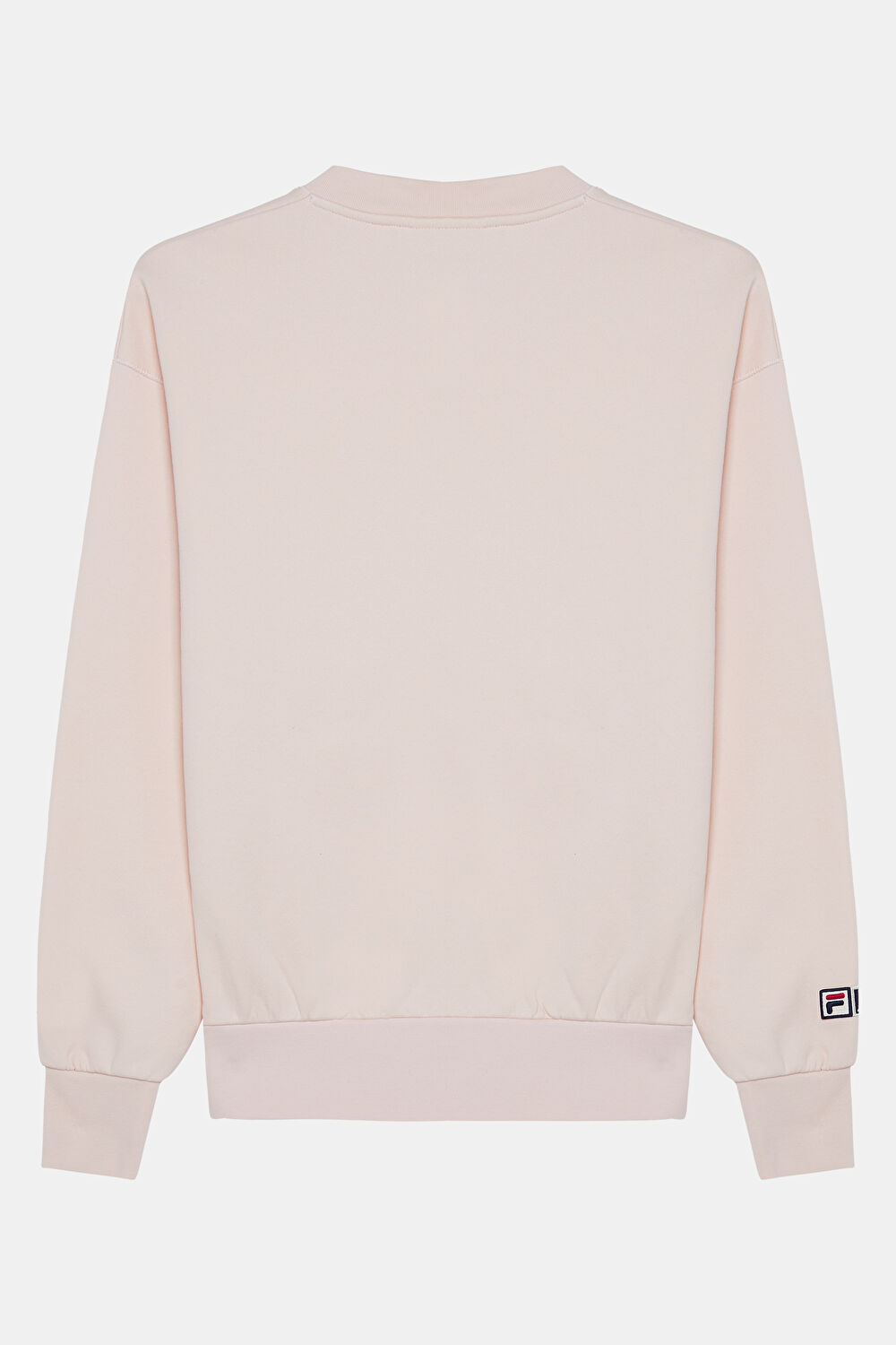 Açık Pembe Relax Kalıp Bisiklet Yaka Sweatshirt_2