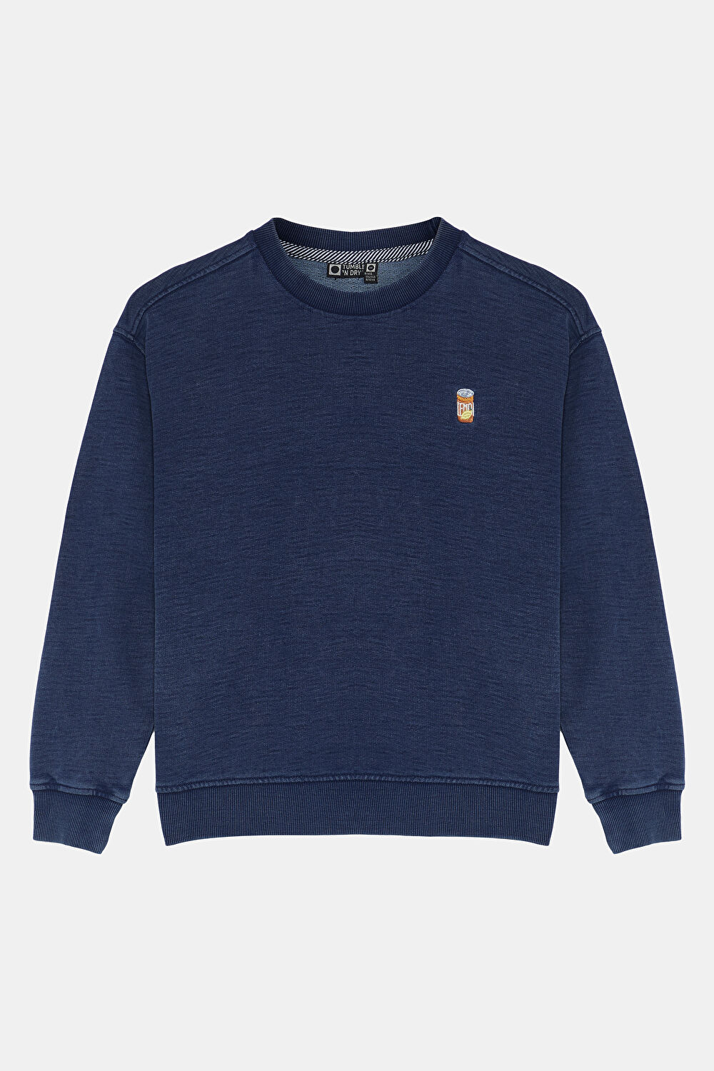 Lacivert Bisiklet Yaka Sweatshirt_0