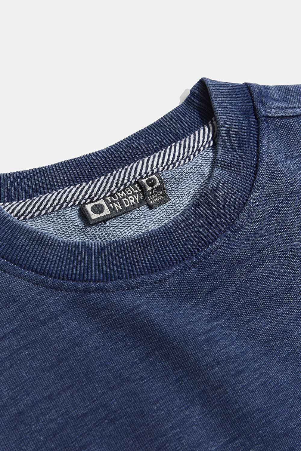 Lacivert Bisiklet Yaka Sweatshirt_3