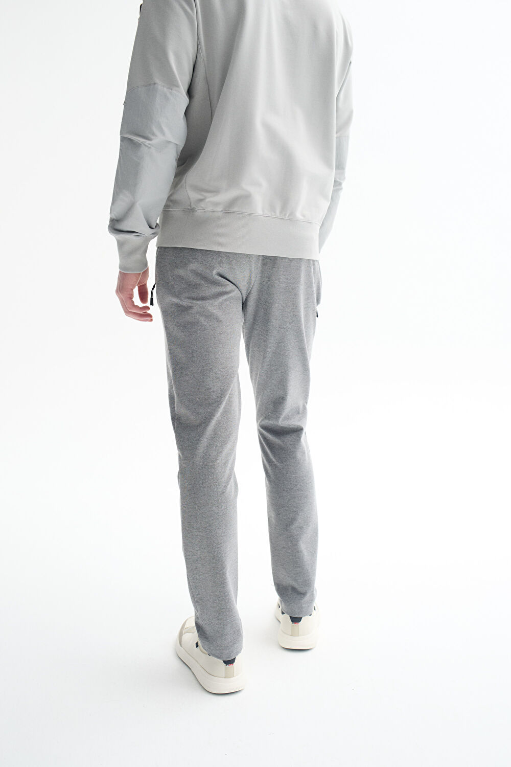 Gri Bisiklet Yaka Sweatshirt_3