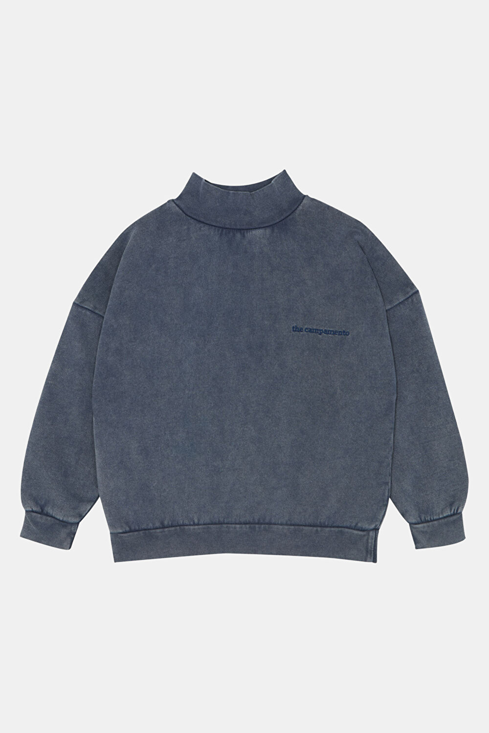 Lacivert Bisiklet Yaka Sweatshirt_1