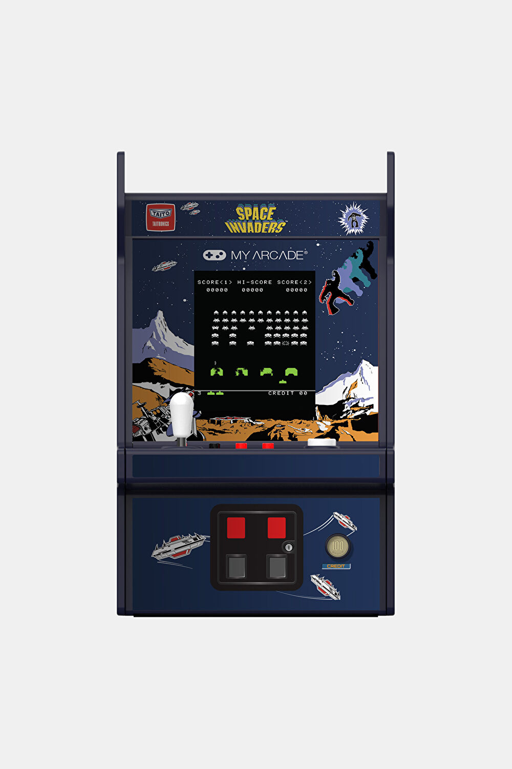 Micro Player PRO 6,7  Space Invaders Siyah_7