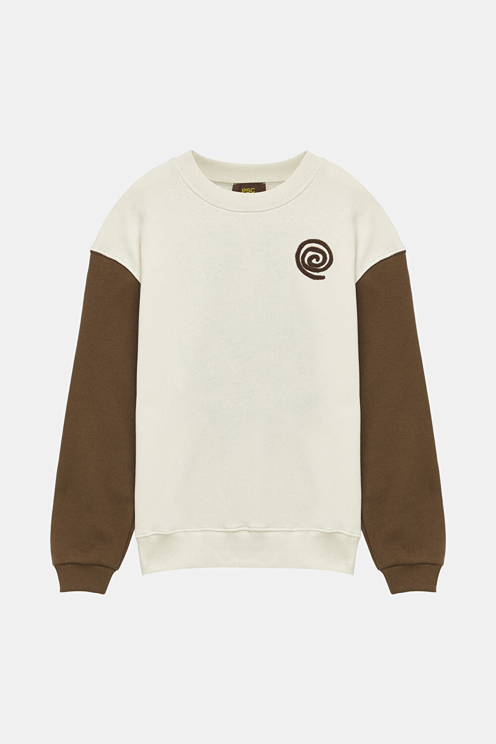 Çok Renkli Bisiklet Yaka Sweatshirt_0