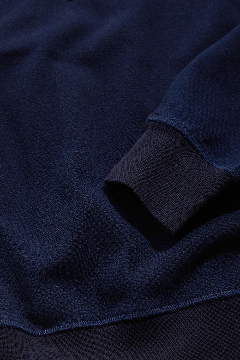 Lacivert Polo Yaka Sweatshirt_4