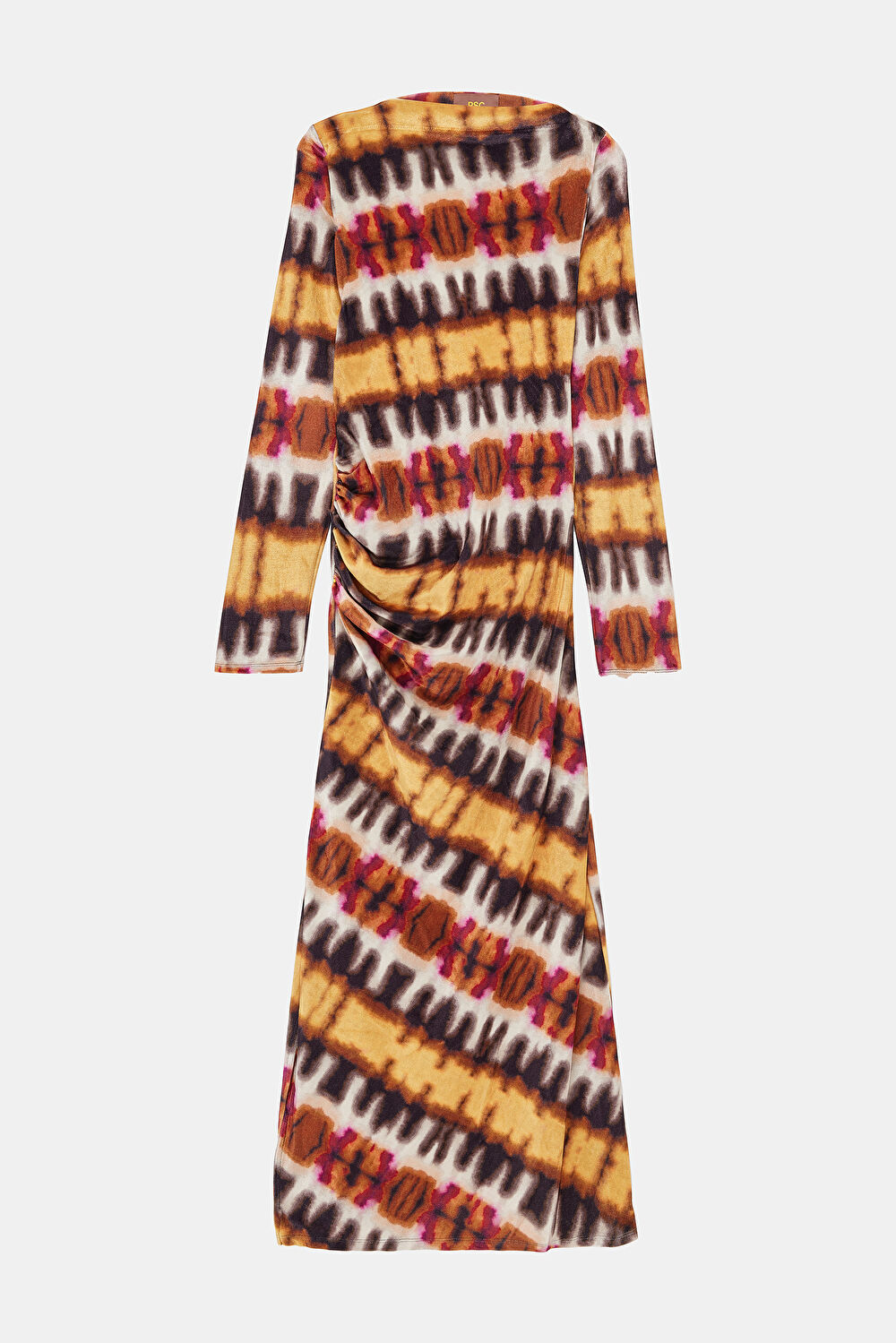 Çok Renkli Batik Midi Elbise_0