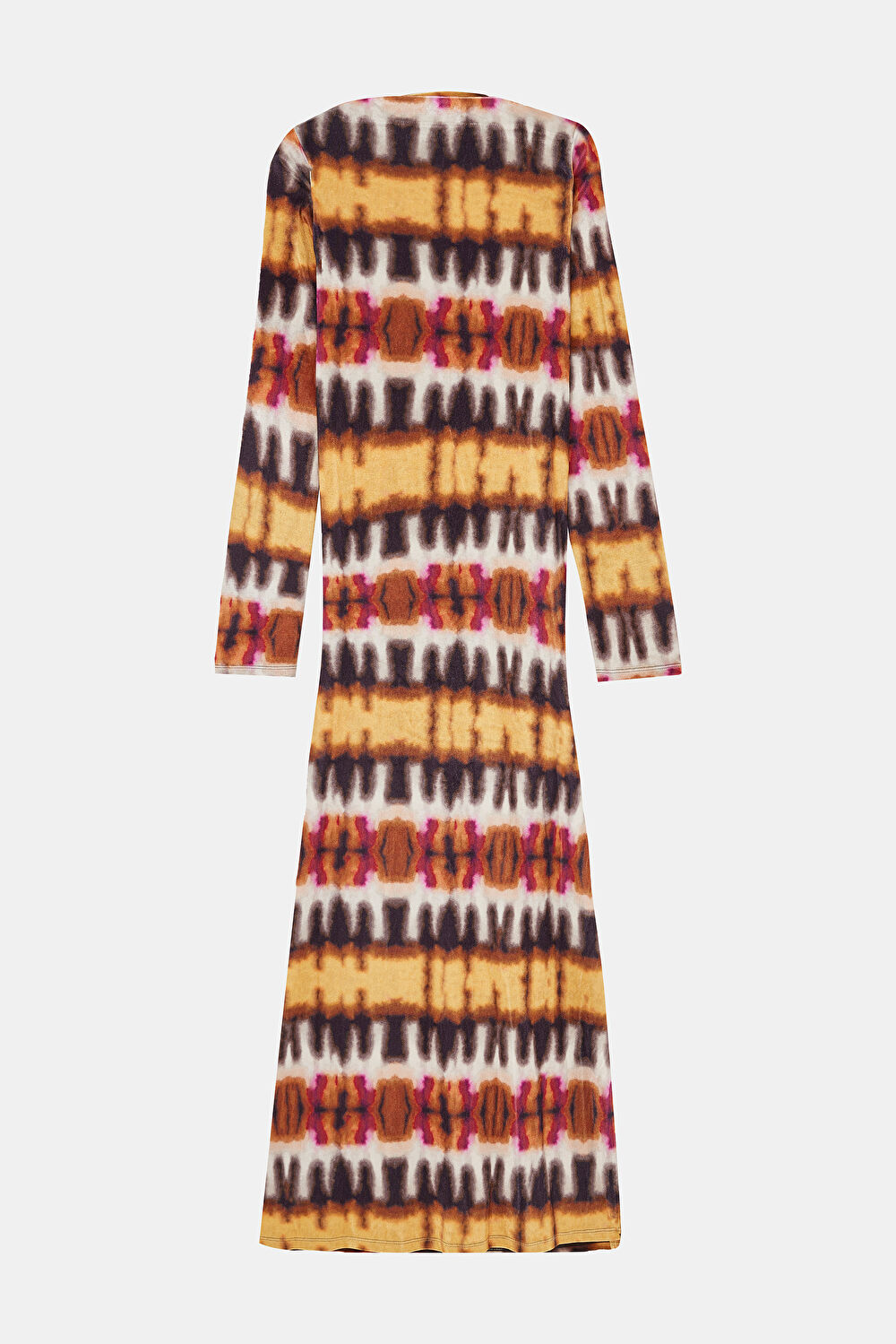Çok Renkli Batik Midi Elbise_2